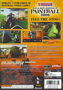 NPPL Championship Paintball 2009 Back Cover - Xbox 360 Pre-Played