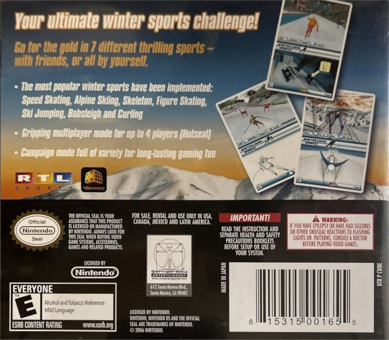 Winter Sports 2: The Next Challenge - Nintendo DS Pre-Played