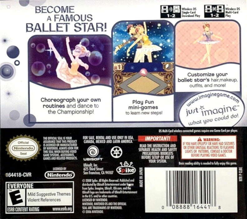 Imagine Ballet Star - Nintendo DS Pre-Played