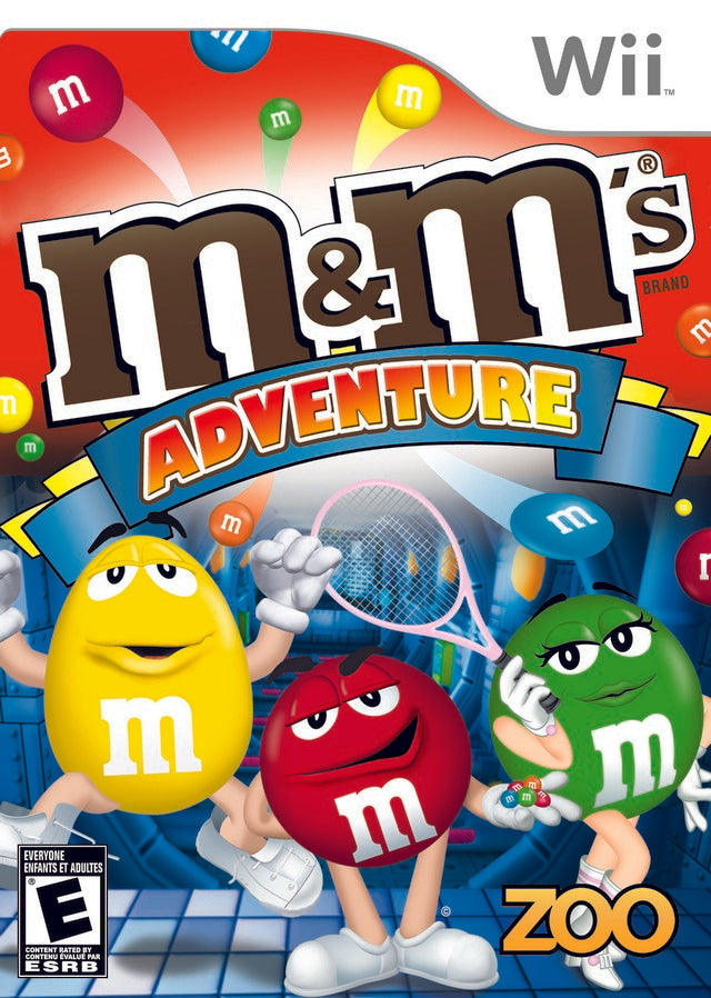 M&M's Adventure Front Cover - Nintendo Wii Pre-Played