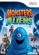 Monsters Vs Aliens Front Cover - Nintendo Wii Pre-Played