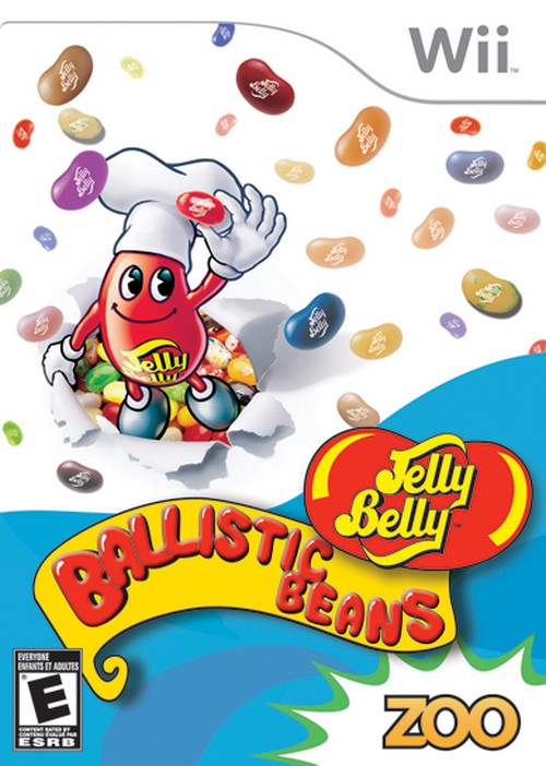 Jelly Belly Ballistic Beans! Front Cover - Nintendo Wii Pre-Played