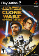 Star Wars the Clone Wars Republic Heroes Front Cover - Playstation 2 Pre-Played