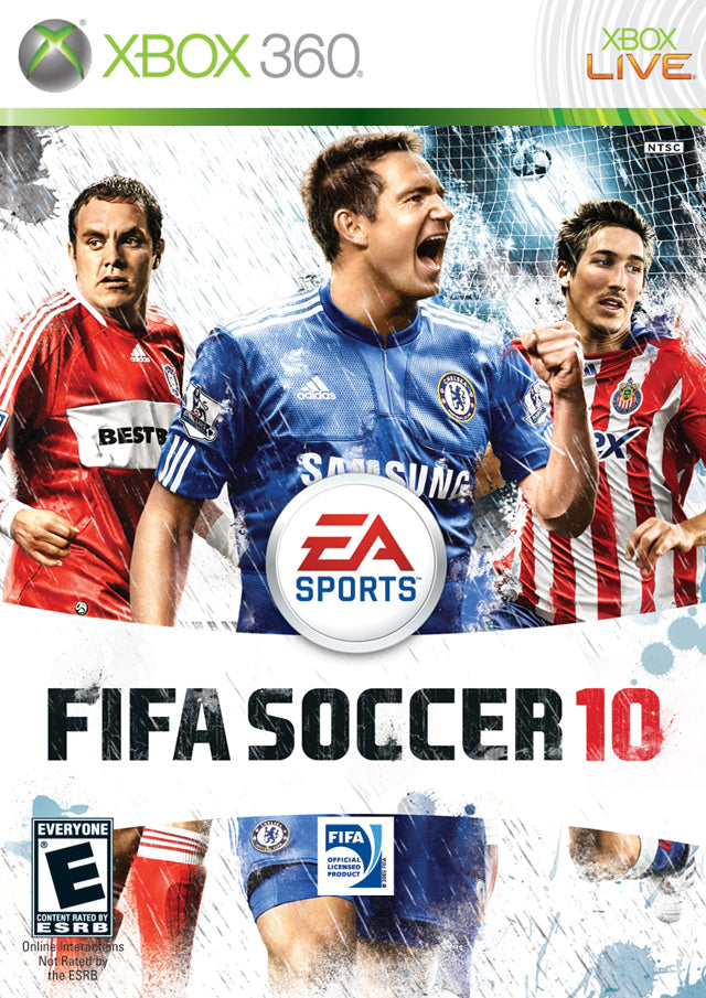 FIFA Soccer 10 Front Cover - Xbox 360 Pre-Played