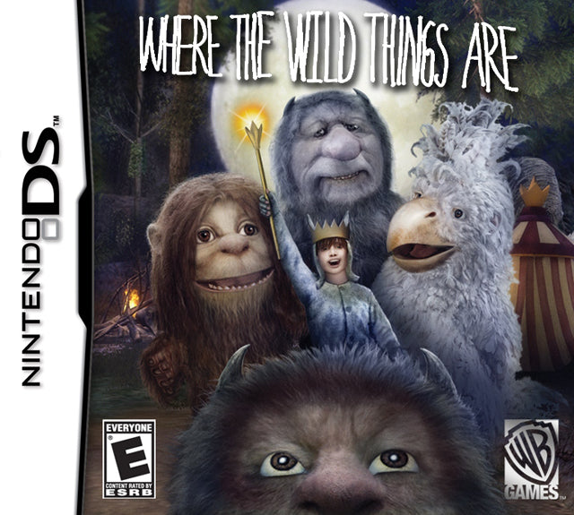 Where The Wild Things Are Front Cover - Nintendo DS Pre-Played