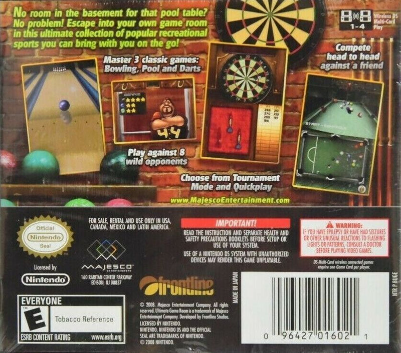 Ultimate Game Room - Nintendo DS Pre-Played