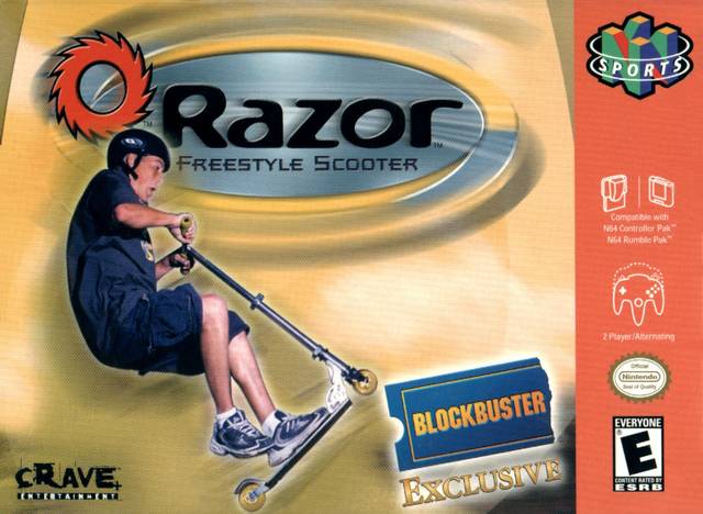Razor Freestyle Scooter - Nintendo 64 Pre-Played