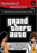 Grand Theft Auto Double Pack (III + Vice City) Front Cover - Playstation 2 Pre-Played