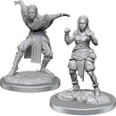 Half-Elf Monk Females W21 - Dungeons & Dragons Nolzur's Marvelous Unpainted Miniatures