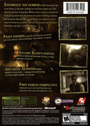 Call of Cthulhu Dark Corners of the Earth Back Cover - Xbox Pre-Played