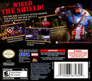 Captain America Super Soldier Back Cover - Nintendo DS Pre-Played