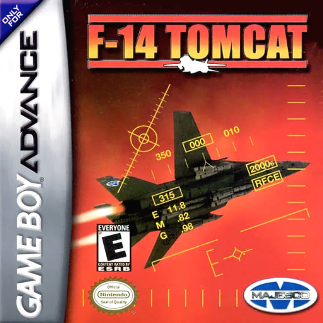 F-14 Tomcat Front Cover - Nintendo Gameboy Advance Pre-Played