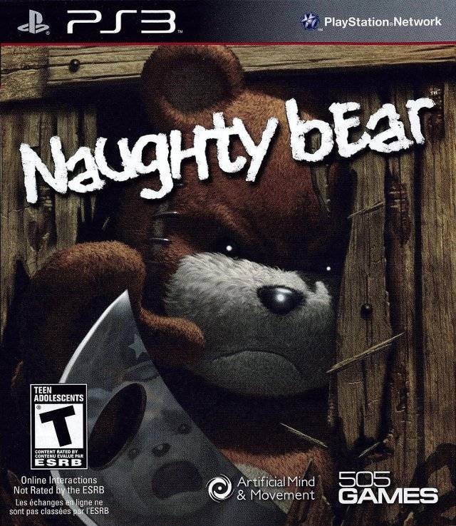 Naughty Bear Front Cover - Playstation 3 Pre-Played
