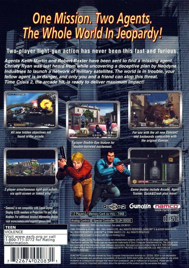 Time Crisis 2 - Playstation 2 Pre-Played