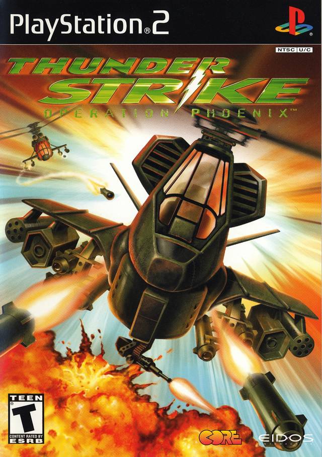 Thunderstrike Phoenix Front Cover - Playstation 2 Pre-Played