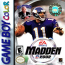 Madden 2002 Front Cover - Nintendo Gameboy Color Pre-Played