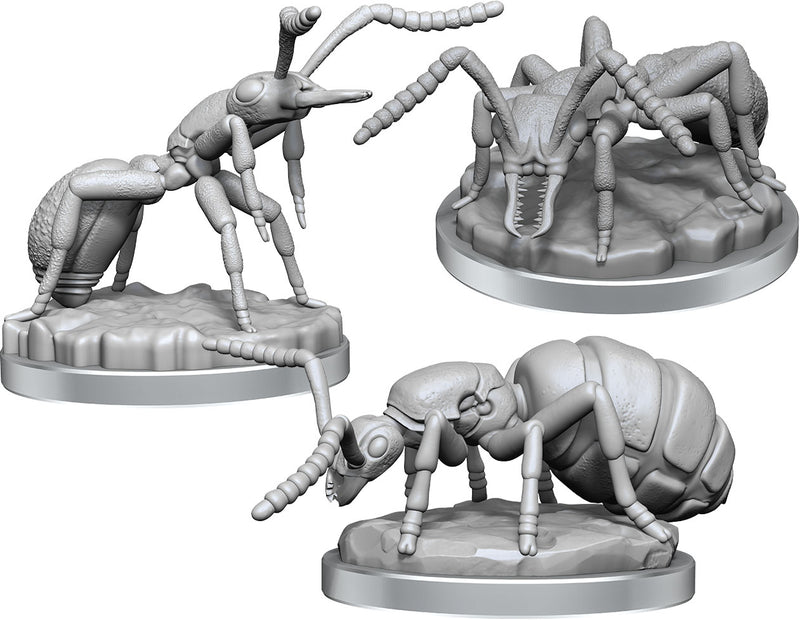 Giant Ants W21 - Dungeons & Dragons Nolzur's Marvelous Unpainted Miniatures