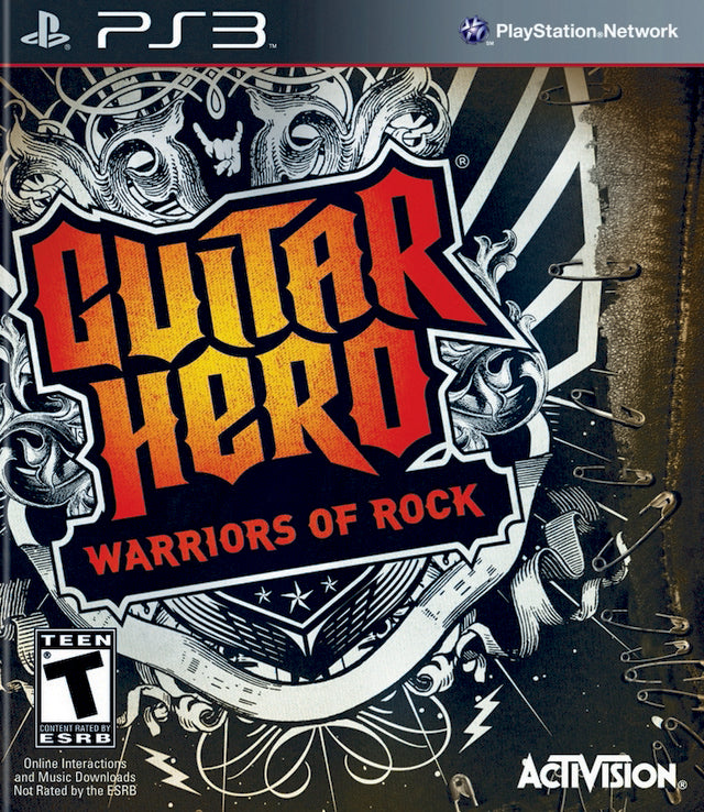 Guitar Hero: Warriors of Rock Front Cover - Playstation 3 Pre-Played