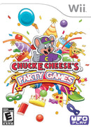 Chuck E Cheese Party Games Front Cover - Nintendo Wii Pre-Played