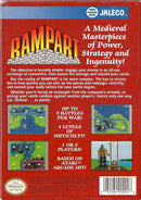 Rampart Back Cover - Nintendo Entertainment System, NES Pre-Played