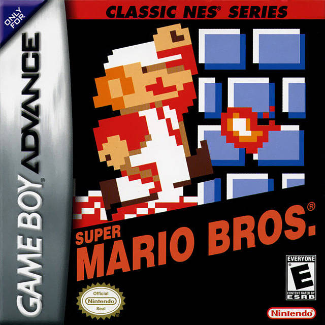 Classic NES Series: Super Mario Bros Front Cover - Nintendo Gameboy Advance Pre-Played