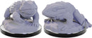 Giant Frogs W22 -WizKids Deep Cuts Unpainted Miniatures