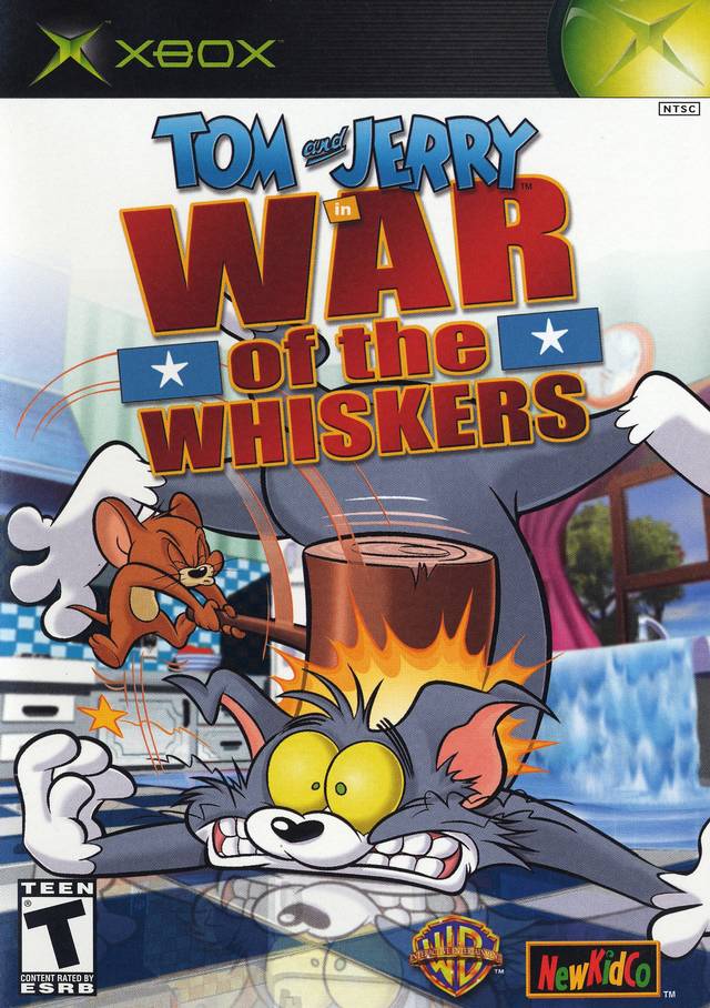 Tom & Jerry War of Whiskers Front Cover- Xbox Pre-Played