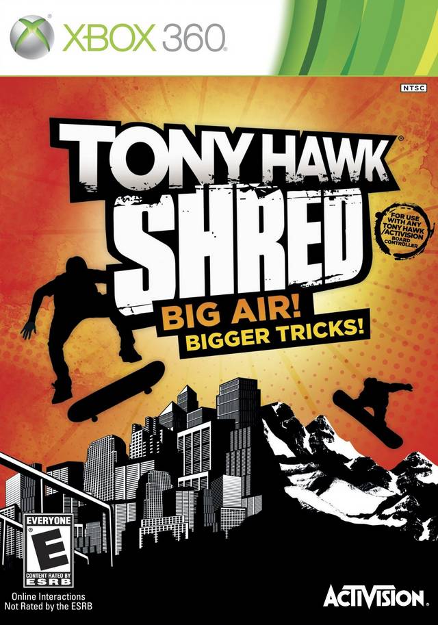 Tony Hawk Shred (Game Only) - Xbox 360 Pre-Played