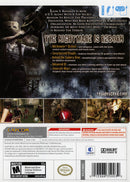 Resident Evil 4 Wii Edition Back Cover - Nintendo Wii Pre-Played