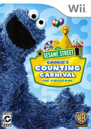 Sesame Street Cookie's Counting Carnival Front Cover - Nintendo Wii Pre-Played