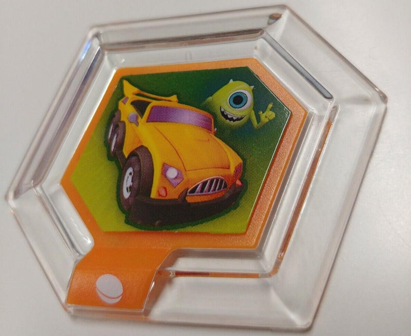 Disney Infinity Mike's New Car Clear Power Disc  - Disney Infinity Pre-Played