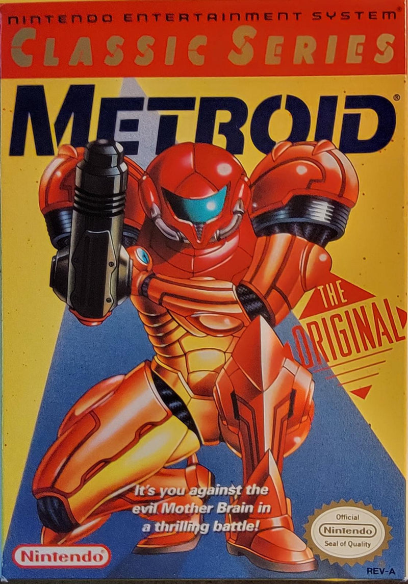 Metroid (Yellow Label) - Nintendo Entertainment System  NES Pre-Played