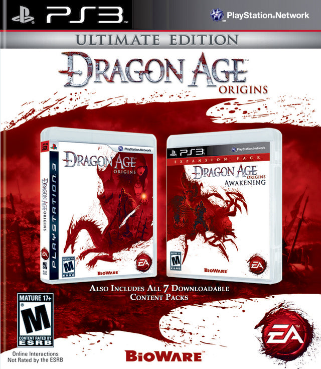 Dragon Age Origins Ultimate Front Cover - Playstation 3 Pre-Played