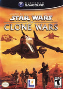 Star Wars The Clone Wars Front Cover - Nintendo Gamecube Pre-Played