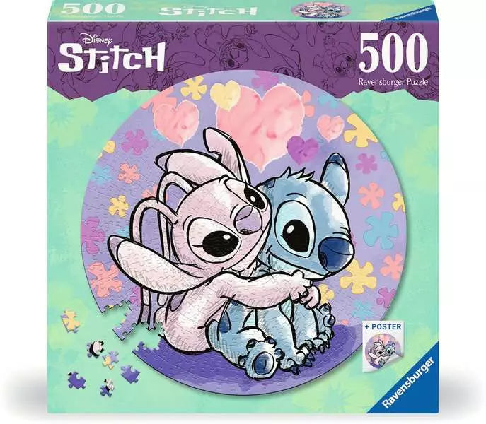 Disney Stitch & Angel 500 Piece Puzzle