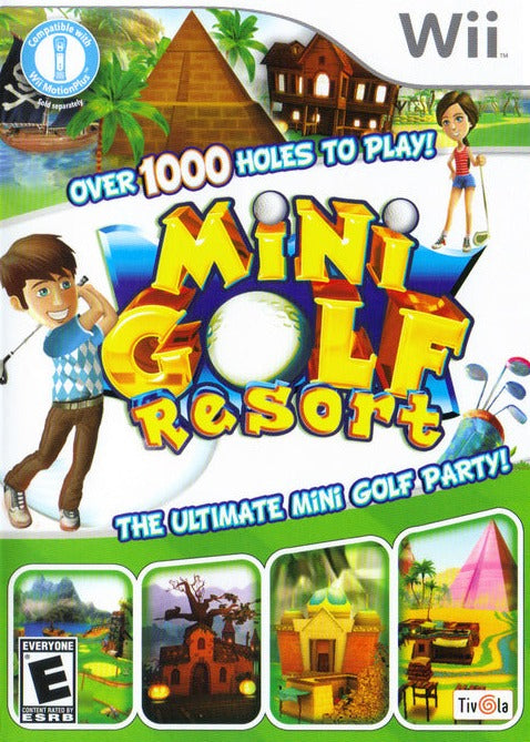 Mini Golf Resort Front Cover - Nintendo Wii Pre-Played
