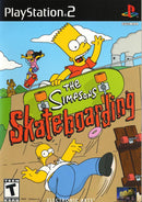 The Simpsons Skateboarding Front Cover - Playstation 2 Pre-Played