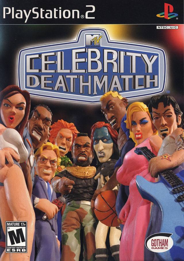 Celebrity Deathmatch Front Cover - Playstation 2 Pre-Played