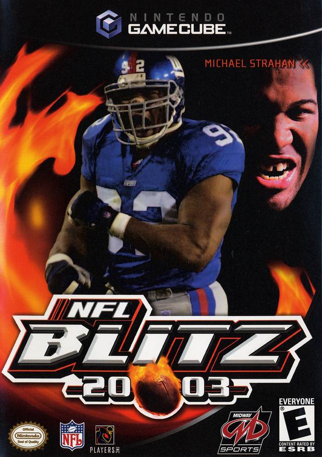 NFL Blitz 2003 Front Cover - Nintendo Gamecube Pre-Played