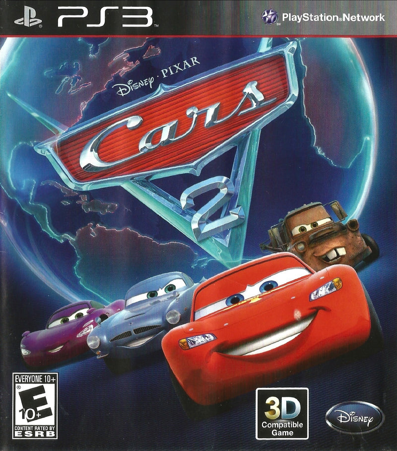 Cars 2 Front Cover - Playstation 3 Pre-Played