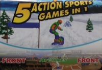 5 Action Sports Games in 1 - Sega Genesis Pre-Played