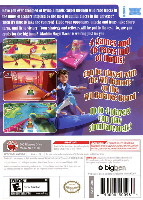 Aladdin Magic Racer - Nintendo Wii Pre-Played
