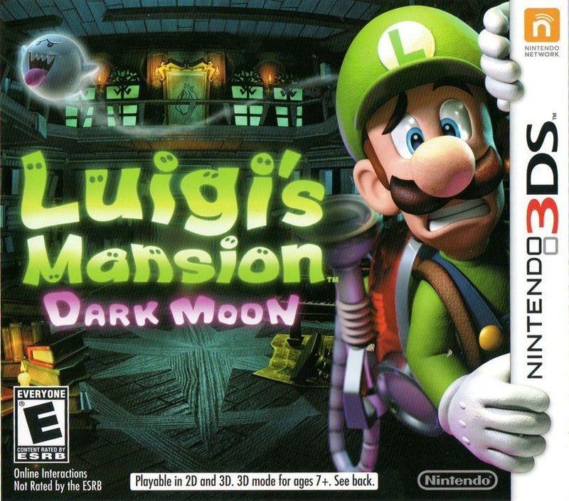 Luigi's Mansion Dark Moon Front Cover - Nintendo 3DS Pre-Played
