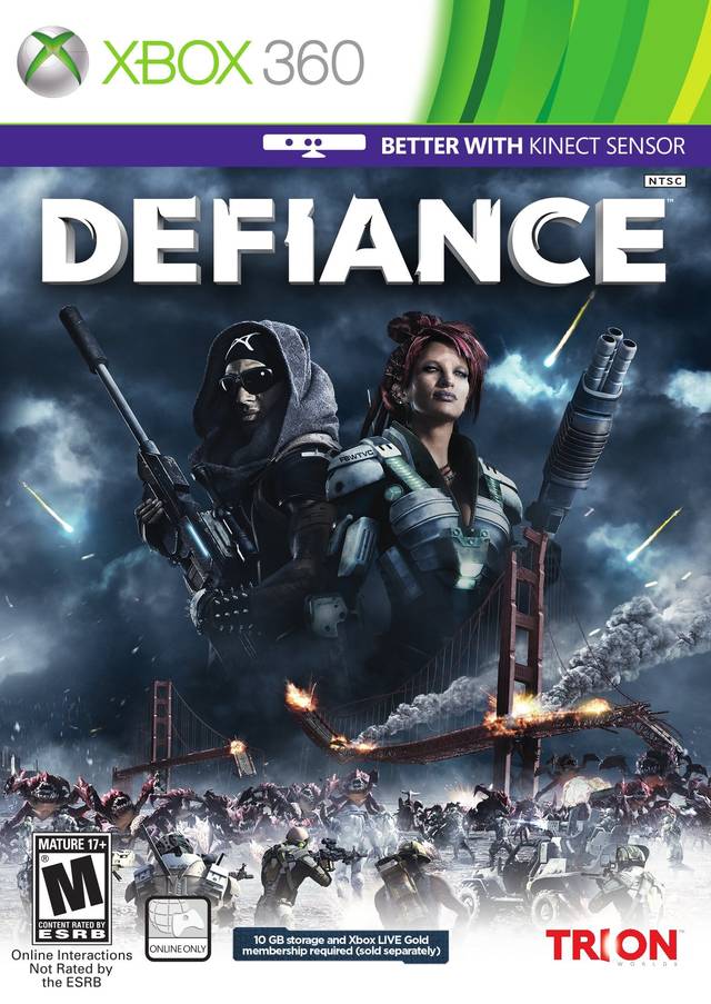 Defiance Front Cover - Xbox 360 Pre-Played