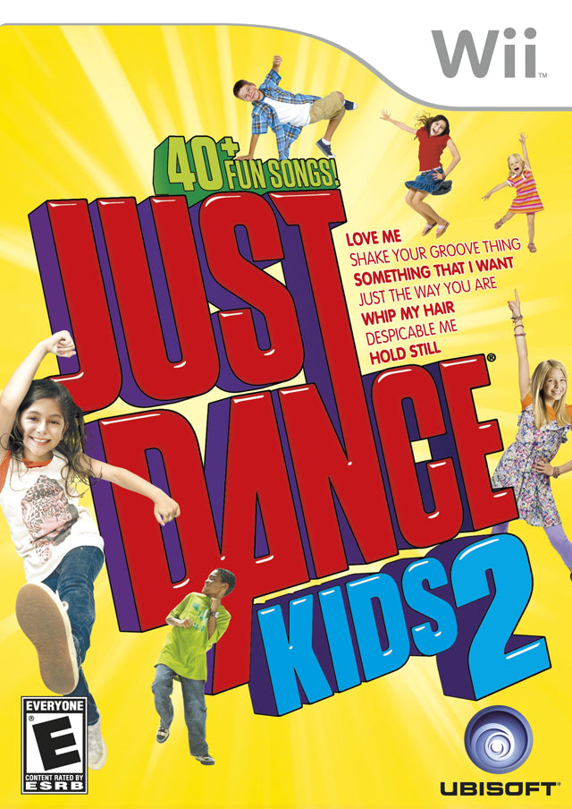 Just Dance Kids 2 Front Cover - Nintendo Wii Pre-Played