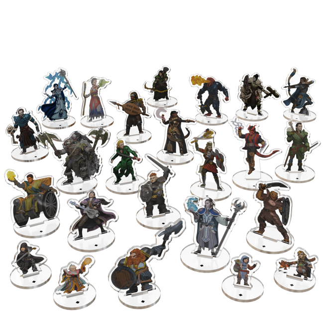 Wizards & Warriors 2D Set - Dungeons & Dragons Idols of the Realms