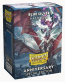 Dragon Shields (100) Matte Dual - Special Edition Blue / Silver