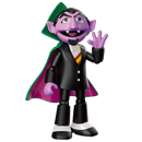 Sesame Street PreCool Figure - Count Von Count