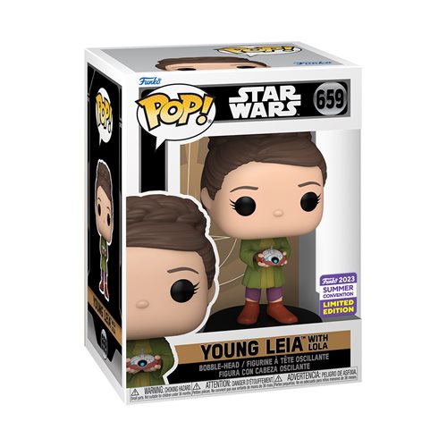 Pop! Star Wars: Obi Wan Kenobi - Young Leia with Lola 659 Convention Exclusive