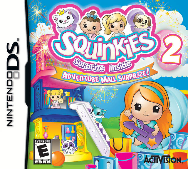 Squinkies 2 Adventure Mall Surprize! Front Cover - Nintendo DS Pre-Played